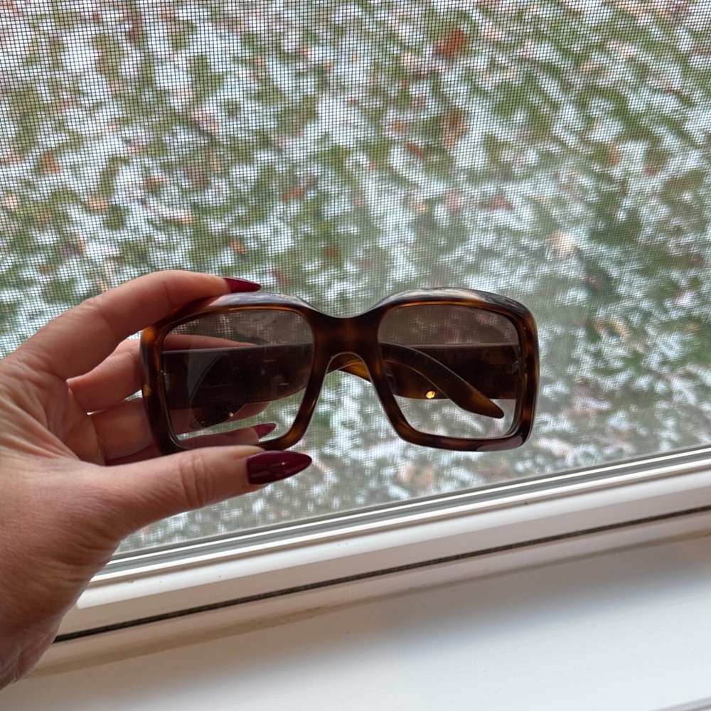 Dior Brown Tortoise Shell Glasses - image 2